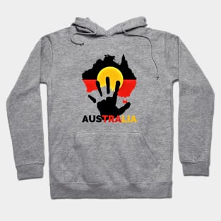 Australian Aboriginal Flag Hoodie